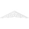 Ekena Millwork Pitch Athens Architectural Grade PVC Gable Pediment, 36"W x 9"H x 1"P (6/12) GPP036X009X100ATH - alternate 3